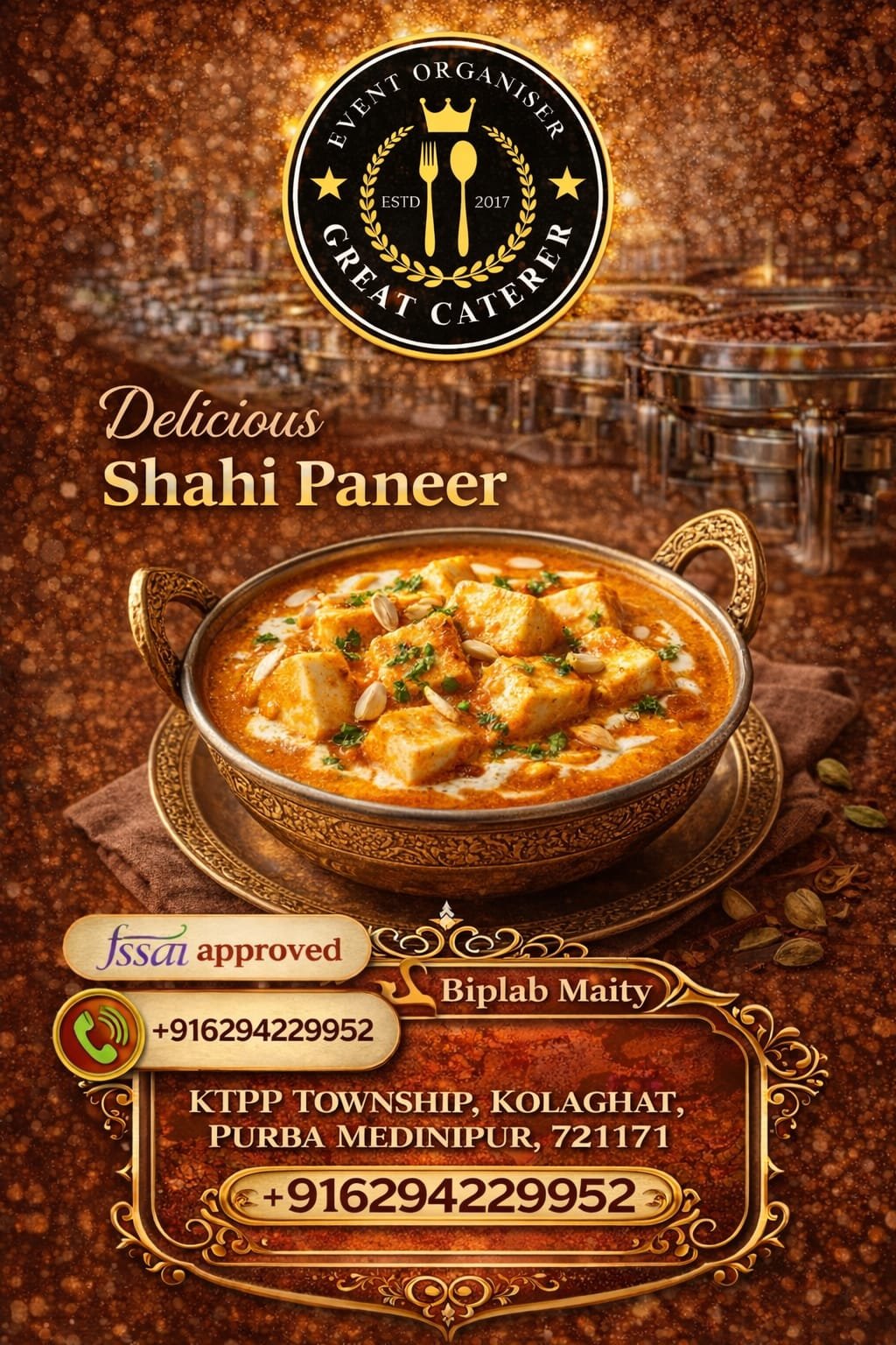 Chaat and street food live counter