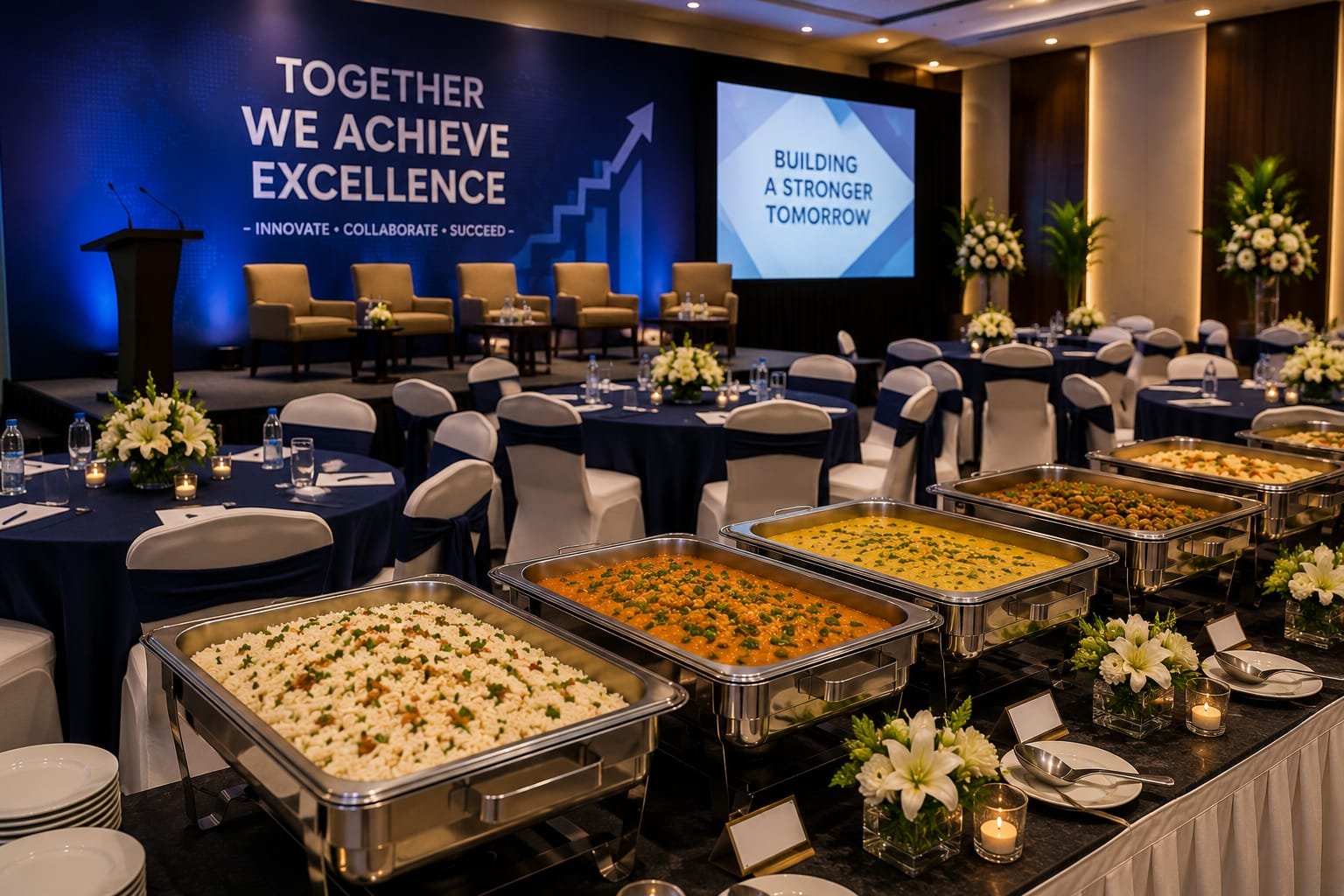 Corporate event catering