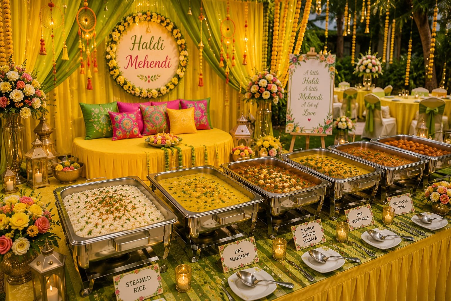 Haldi Mehendi ceremony catering